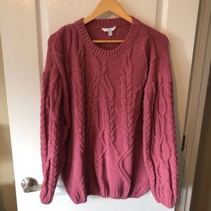 ✨SOLD Oversized Chenille Knit Sweater